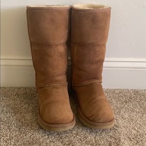Tall Chestnut Ugg Boots